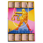 Weegblad - Happy Birthday Medium Gift Bag Cadeauzakje (Voorkant)