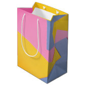 Weegblad - Happy Birthday Medium Gift Bag Cadeauzakje (Achterkant Gekanteld)
