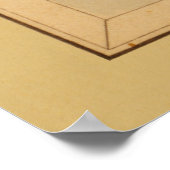 Weegblad - teken van het Afbeelding van het dierl Poster (Hoek)