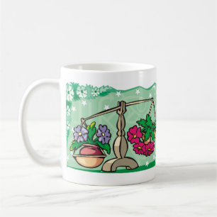 Weegbloemen van Floral Libra Scales Koffiemok