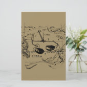  Weegconstellatie Hevelius Style Briefpapier (Staand voorkant)