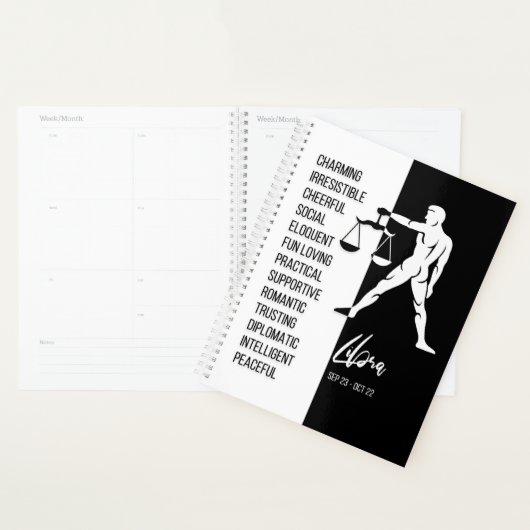 Weegdierentuin, zwart-wit planner (Display)