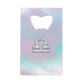 Weeggebmoeder van parelstijl kredietkaart flessenopener (Voorkant)