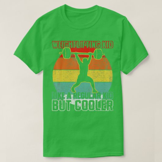 Weegheffende Kind T-shirt (Design voorkant)