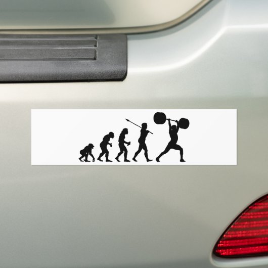 Weeglifter Bumpersticker (Op auto)