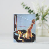 Weegregelaar omhoog briefkaart (Staand voorkant)