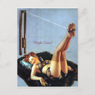 Weegregelaar omhoog briefkaart