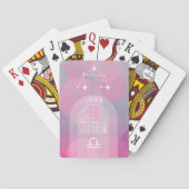 Weegschaal aangepaste geboortedatum - Zodiac - Mod Pokerkaarten (Achterkant)