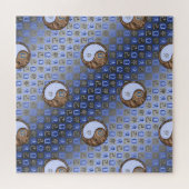 Weegschaal & Aarde Konijn Legpuzzel (Horizontaal)