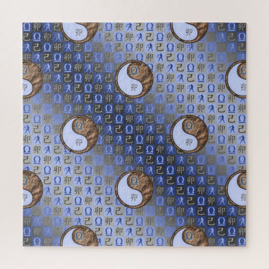 Weegschaal & Aarde Konijn Legpuzzel (Verticaal)