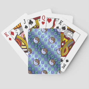 Weegschaal & Aardese Slang Pokerkaarten