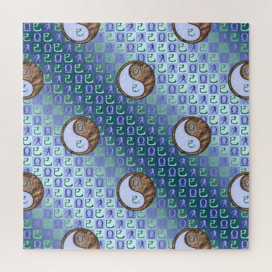 Weegschaal & Aardslang Legpuzzel (Verticaal)