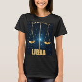 Weegschaal astrologie sterrenbeeld t-shirt (Voorkant)