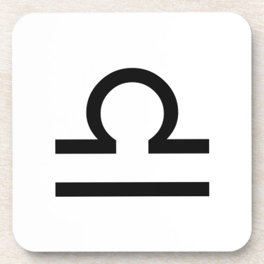 Weegschaal Bier Onderzetter (Voorkant)