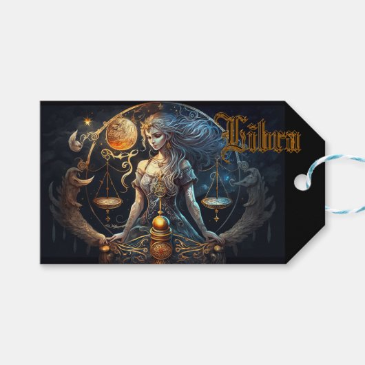 Weegschaal Cadeaulabel (Voorkant (Horizontaal))