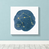 Weegschaal Canvas Afdruk (Insitu (Houten vloer))