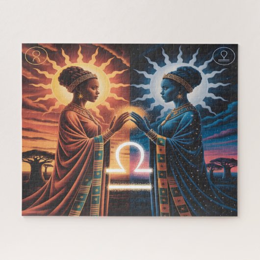 Weegschaal Celestial Sisters Jigsaw Puzzel (Horizontaal)