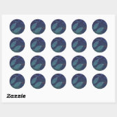 Weegschaal Constellatie  Zodiac Astrologie Ronde Sticker (Vel)