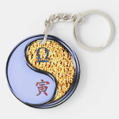 Weegschaal en Fire Tiger Sleutelhanger (Achterkant)