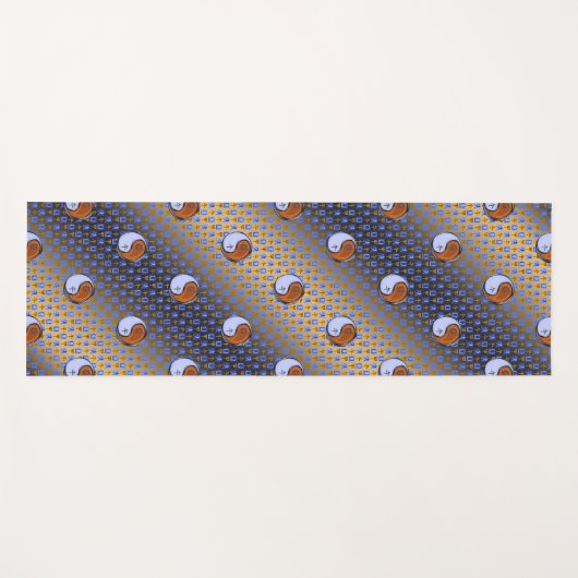 Weegschaal en houten paard yogamat (Voorkant (horizontaal))