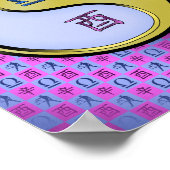 Weegschaal en metalen haan poster (Hoek)