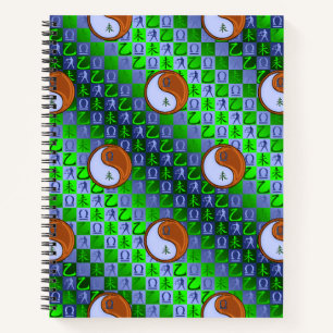 Weegschaal & Hout Geit Notitieboek