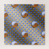 Weegschaal & Hout Rat Legpuzzel (Horizontaal)