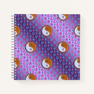 Weegschaal & Houten Haan Notitieboek