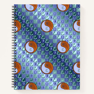 Weegschaal & Houten Slang Notitieboek
