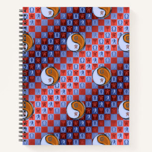 Weegschaal & Houten Tijger Notitieboek