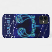 Weegschaal in donkerblauw II Case-Mate iPhone Case (Achterkant (horizontaal))