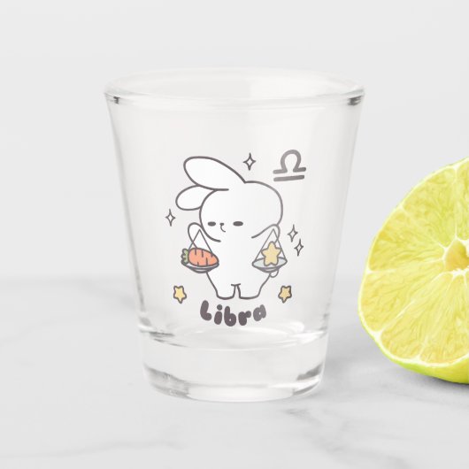 Weegschaal Loppi Tokki Bunny Zodiac Series Shot Glas (Voorkant)