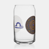 Weegschaal Mandala Blikvorm Glas (Links)