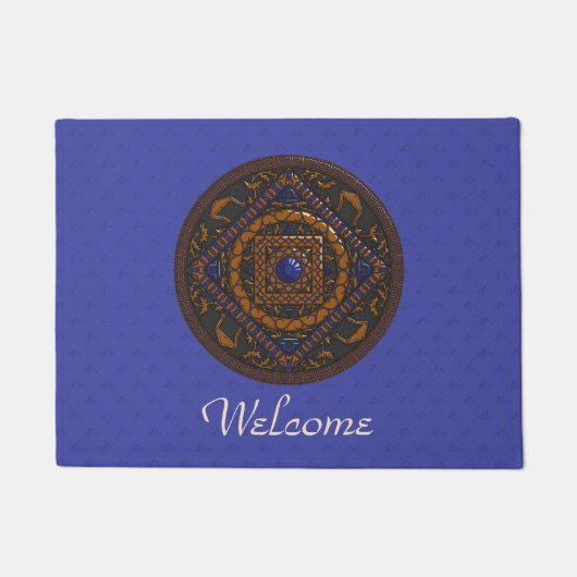 Weegschaal Mandala deurmat (Voorkant)