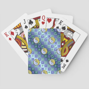 Weegschaal & Metaal Slang Pokerkaarten