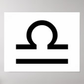 Weegschaal Poster (Voorkant)