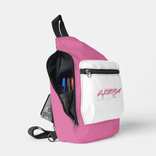 Weegschaal-reflectie Sling Bag (Open)