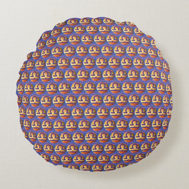 Weegschaal Rond Kussen (Voorkant)