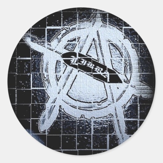 Weegschaal Ronde Bumper/Venster Sticker (Voorkant)