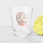 Weegschaal Shot Glas (Achterkant)
