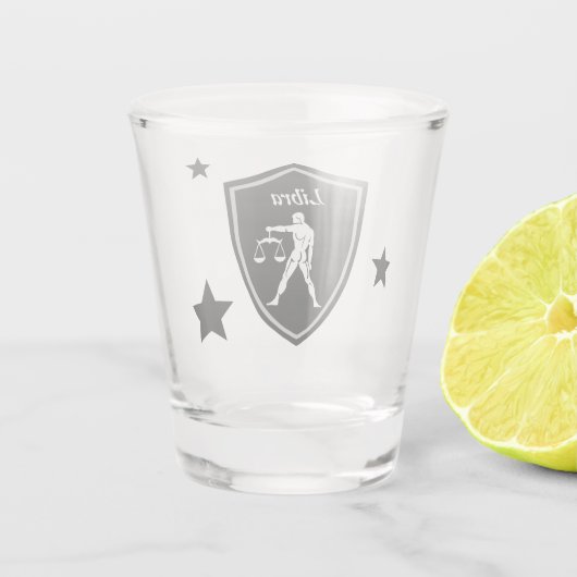 Weegschaal Shot Glas (Achterkant)