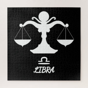 Weegschaal Silhouet Legpuzzel