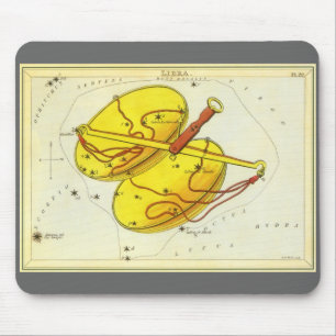 Weegschaal  sterrenbeeld Urania's Mirror Muismat