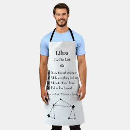 Weegschaal – takenlijst schort