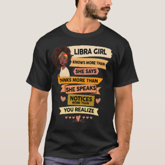 Weegschaal Verjaardag Vrouwen Horoscoop Zodiac Geb T-shirt