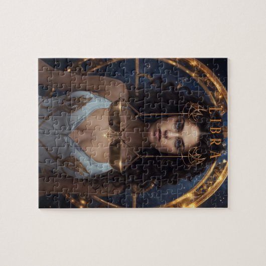 Weegschaal Vrouw Jigasw Puzzel Legpuzzel (Horizontaal)