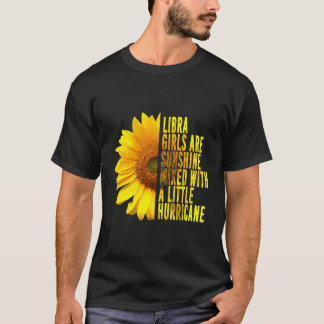 Weegschaal Vrouw September Oktober Verjaardag Zonn T-shirt