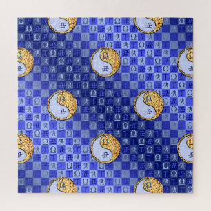 Weegschaal & Vuur Os Legpuzzel