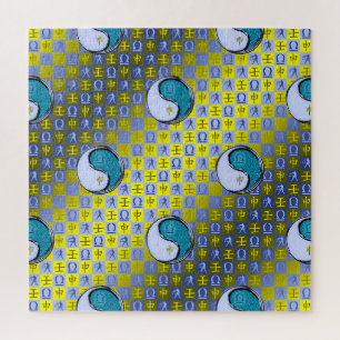 Weegschaal & Water Aap Legpuzzel