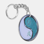 Weegschaal & Waterhond Sleutelhanger (Voorkant Links)